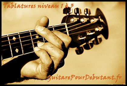 partition guitare niveau 1
